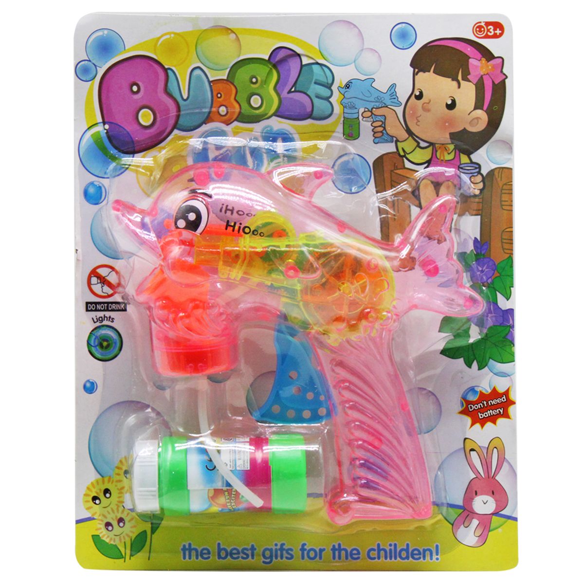 2568 Dolphin Mechanical Bubble Gun