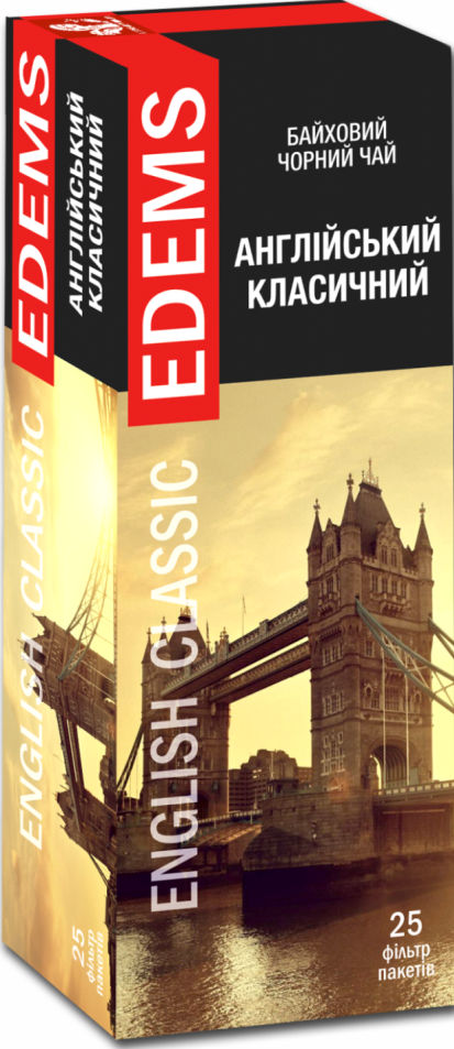 Edems English Classic Black Tea Bags, 25 pcs, 50 g