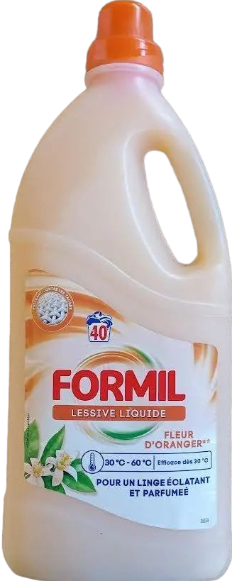 Formil Fleur d'Oranger Laundry Detergent Gel, 40 Loads, 2.2 L