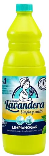 La Antigua Lavandera Lemon All-Purpose Cleaner with Bleach, 1.5 L