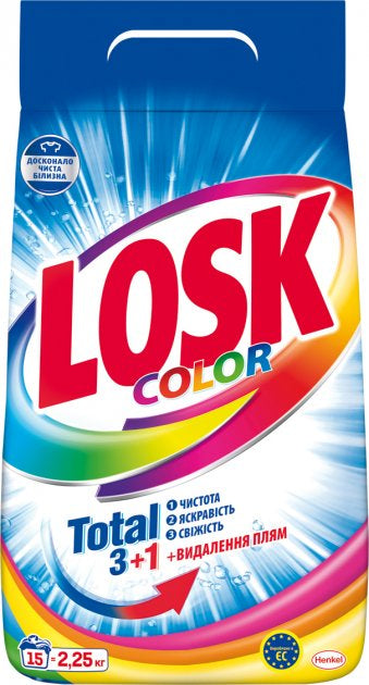 Losk Color Automatic Laundry Detergent Powder, 2.25 kg
