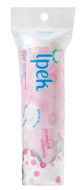 Ipek Round Cotton Pads, 80 pcs