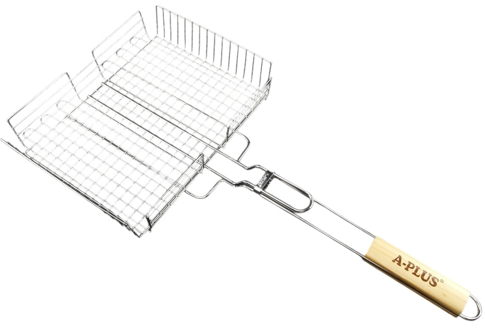 A-Plus BQ1837 Deep Grill Basket, 32 x 24 x 7 cm