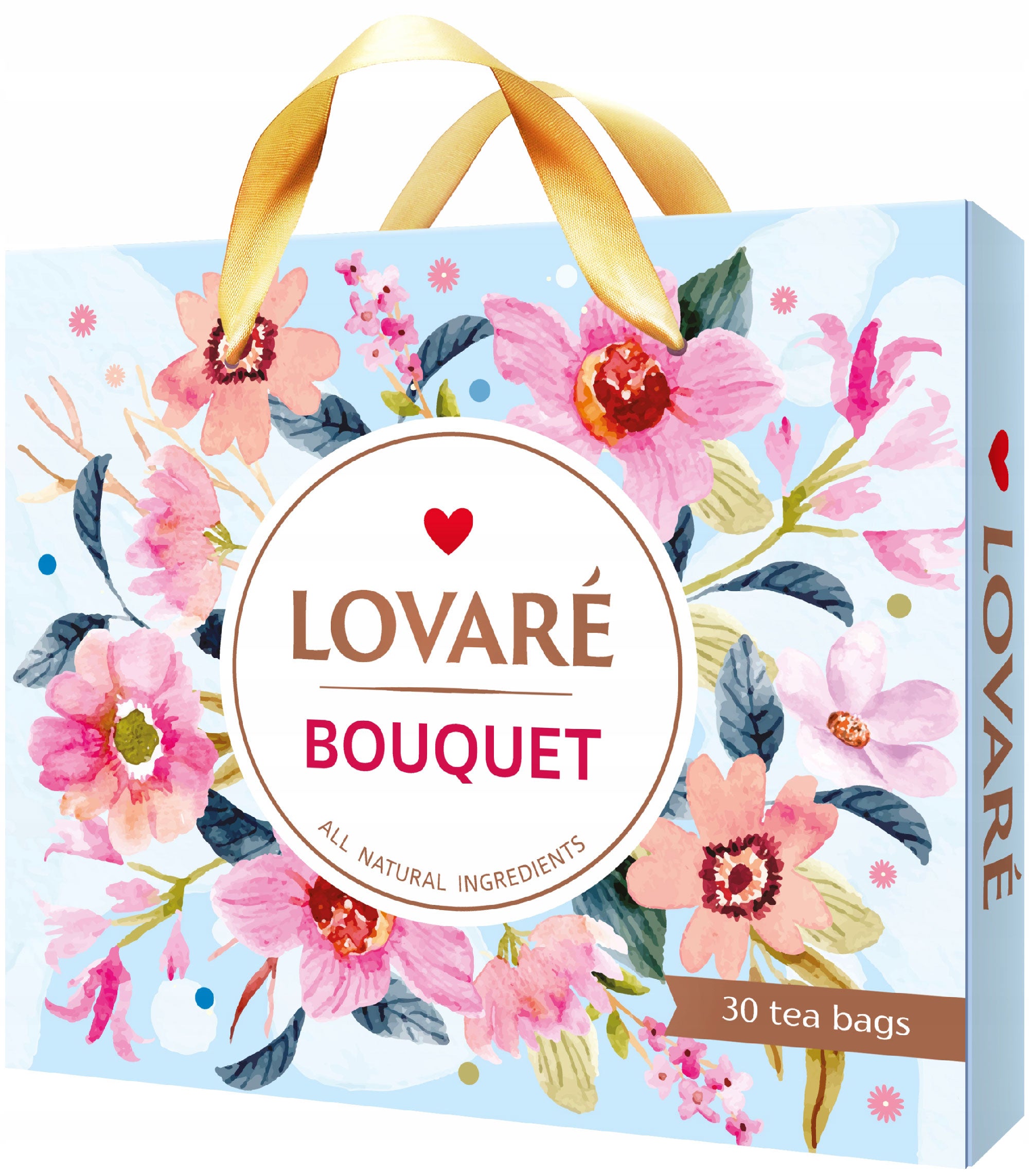 Lovare Bouquet Tea Collection, 6 Varieties x 5 Bags