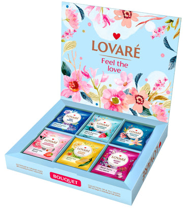 Lovare Bouquet Tea Collection, 6 Varieties x 5 Bags - Image 2