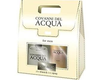 Jean Marc Giovanni del Acqua Men's Gift Set: Aerosol Deodorant 150 mL & Aftershave Lotion 100 mL