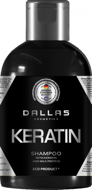 Dallas Keratin & Milk Protein Extract Shampoo, 1000 mL