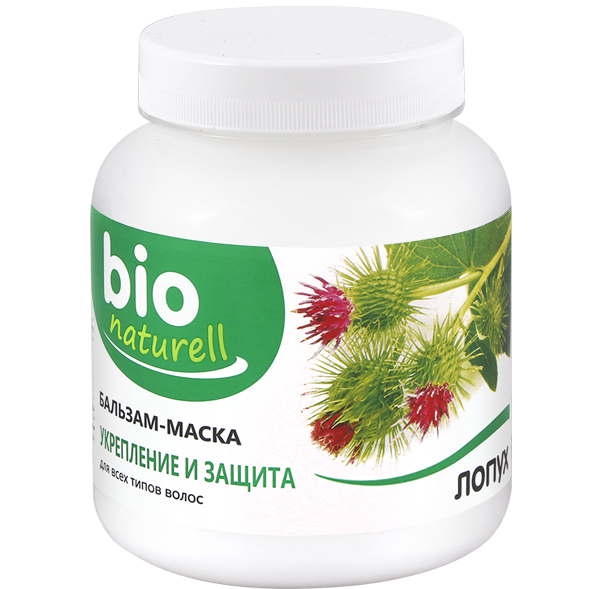 Vio Naturell Burdock Strengthening & Protection Hair Balm Mask, 480 mL