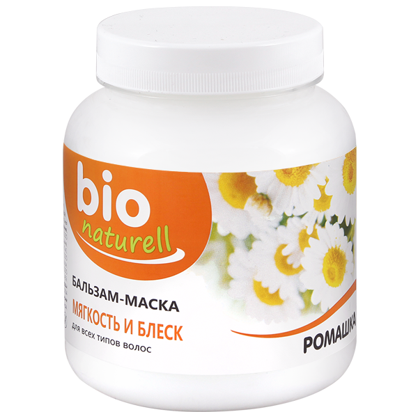 Vio Naturell Chamomile Softness & Shine Hair Balm Mask, 480 mL