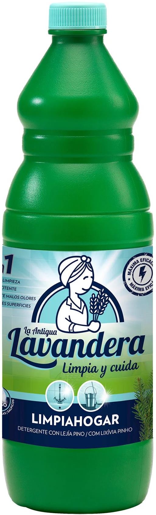 La Antigua Lavandera Pine All-Purpose Cleaner with Bleach, 1.5 L