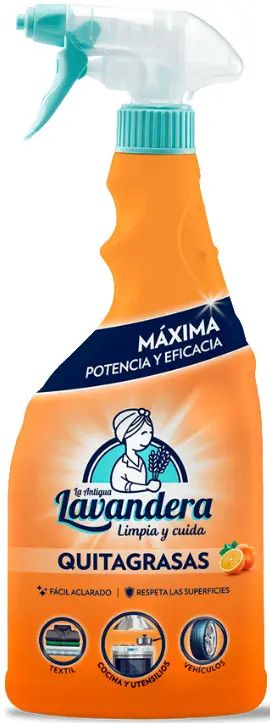 La Antigua Lavandera Quitagrasas Degreaser Spray, 750 mL
