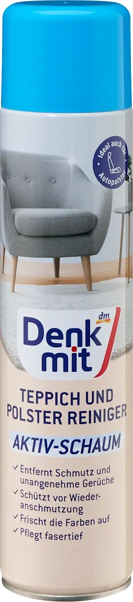 Denkmit Active Foam Carpet & Upholstery Cleaner, 600 mL - Image 2