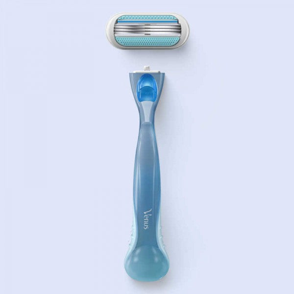 Gillette Venus Smooth Women's Razor with 1 Cartridge, 3 Blades - Image 2