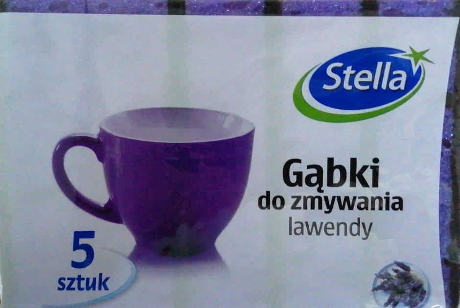 Stella Lavender Kitchen Sponges, 5 pcs