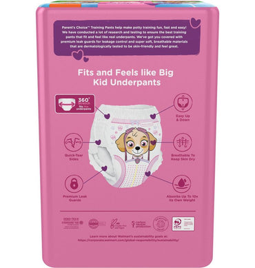 Parents Choice Paw Patrol Size 4 Baby Pull-Up Diaper Pants, 8-15 kg, 24 pcs - Image 2