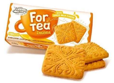 Zagora Tea Sugar Cookies with Baked Milk Flavor, 190 g - Image 2