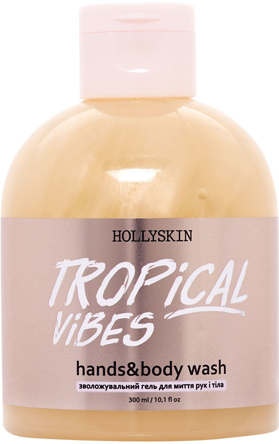 Hollyskin Tropical Vibes Moisturizing Hand & Body Wash Gel, 300 mL