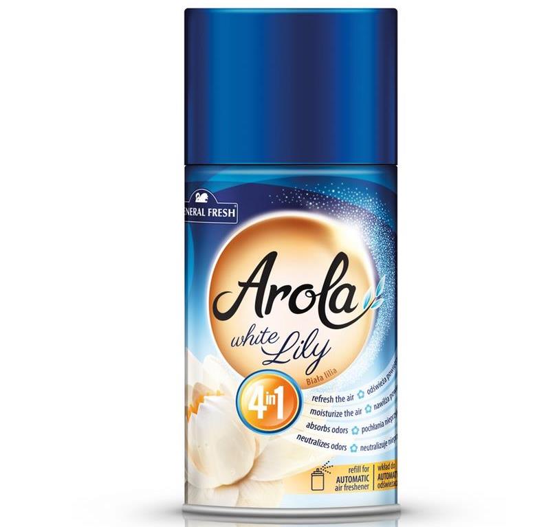 Arola White Lily Automatic Air Freshener Refill, 250 mL