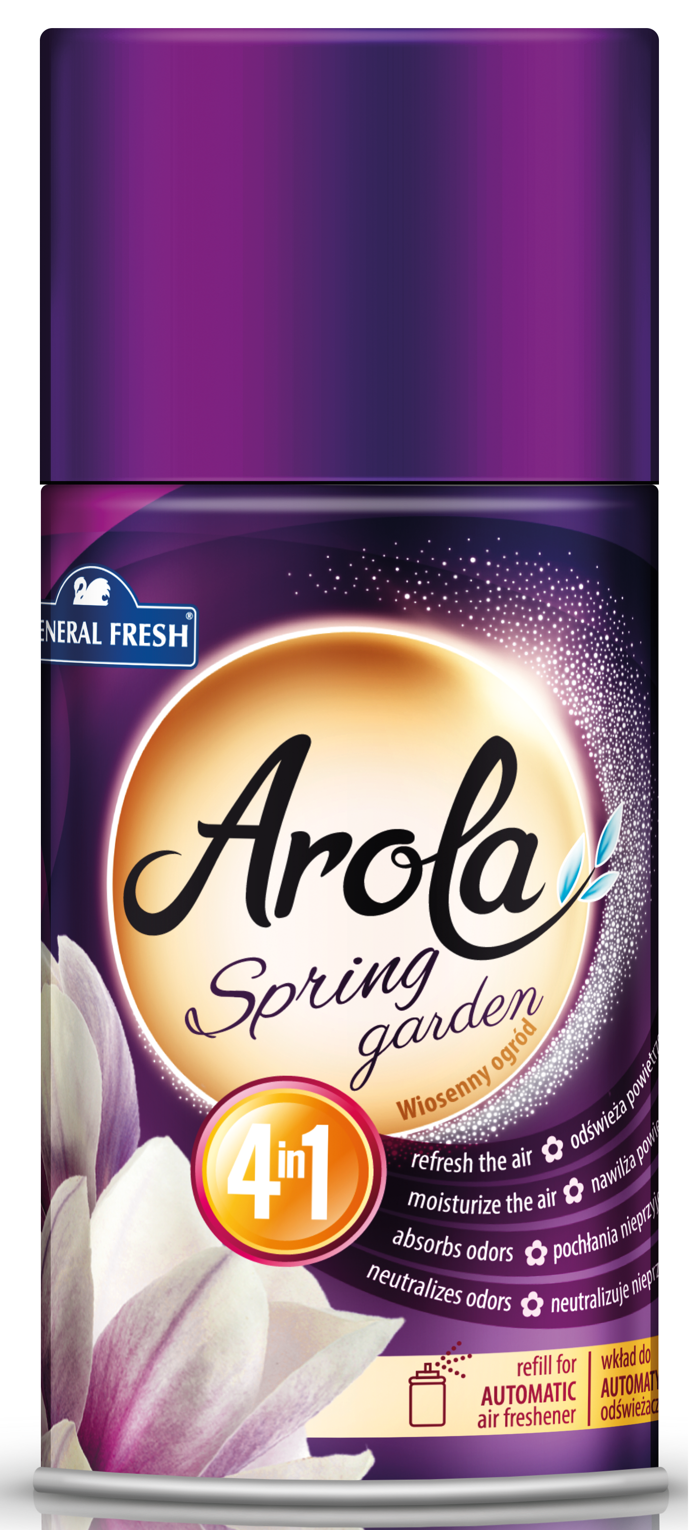 Arola Spring Garden Automatic Air Freshener Refill, 250 mL