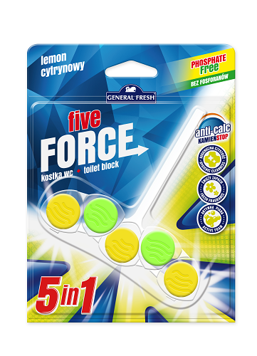 Force Lemon Toilet Bowl Freshener, 50 g