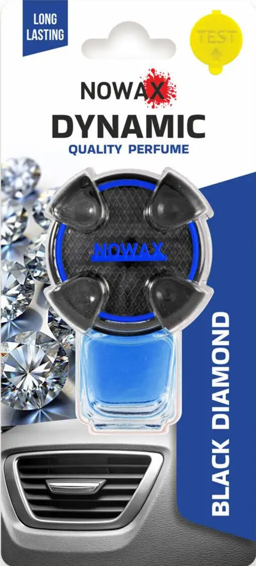 Nowax NX0785 Dynamic Black Diamond Vent Clip Car Air Freshener