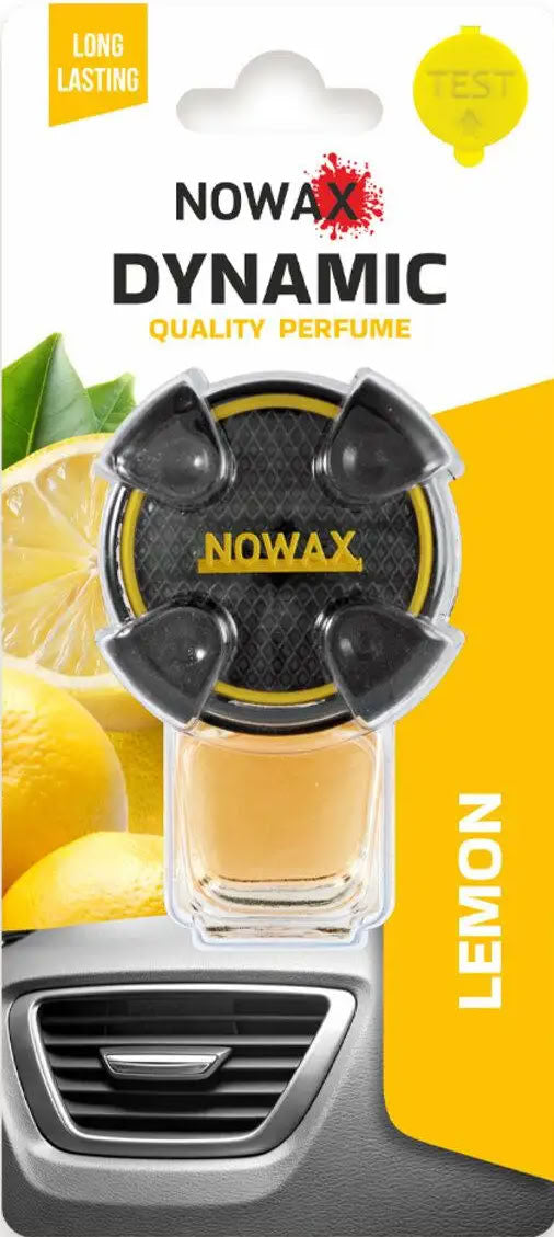 Nowax NX07791 Dynamic Lemon Vent Clip Car Air Freshener