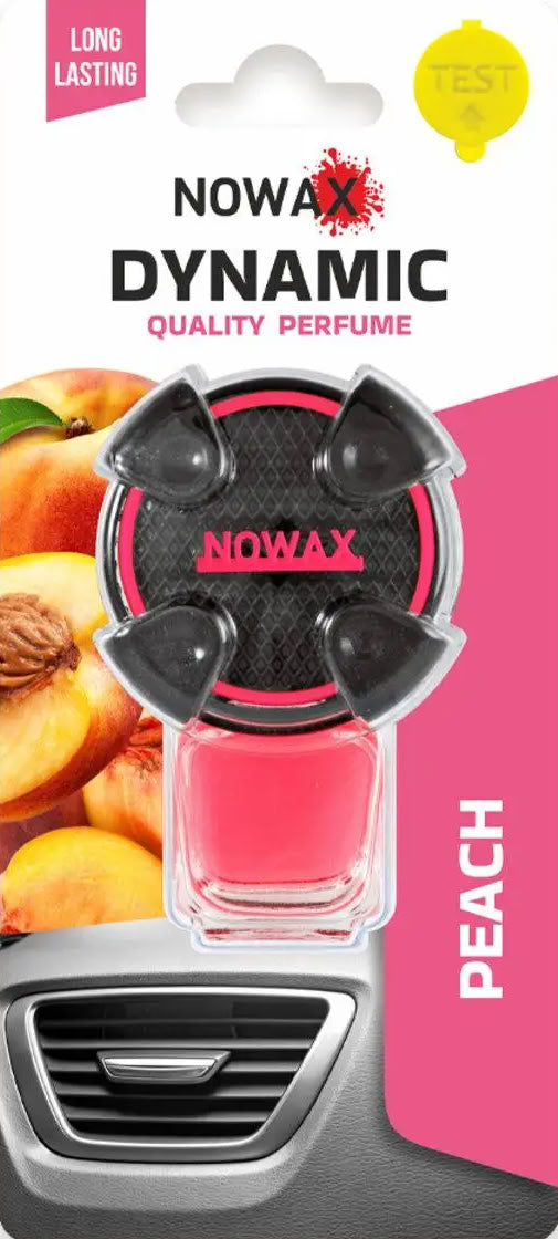 Nowax NX07795 Dynamic Peach Vent Clip Car Air Freshener