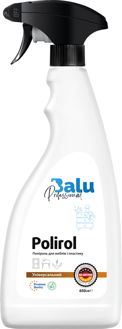 Balu Professional Furniture & Plastic Polish Spray, 650 mL