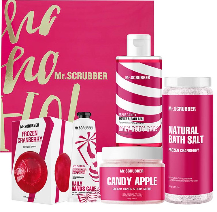 Mr. Scrubber Christmas Candy Women's Gift Set