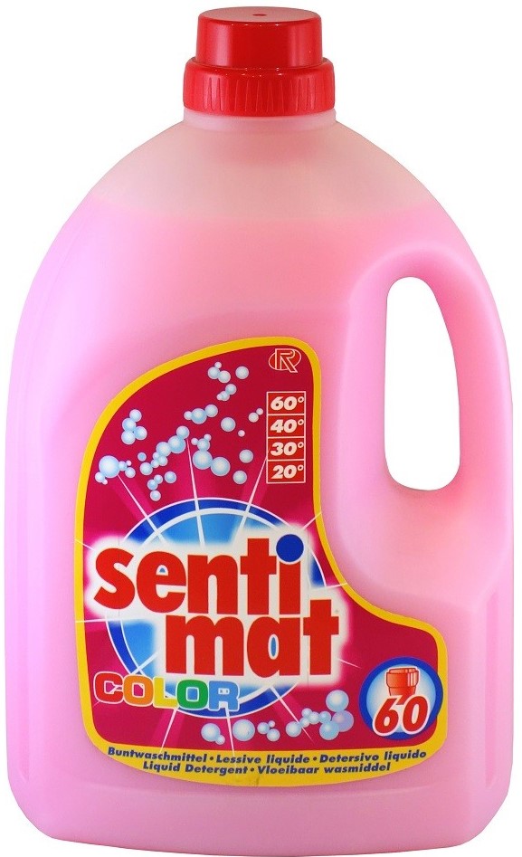 Sentimat Color Liquid Laundry Detergent, 60 Loads, 3 L
