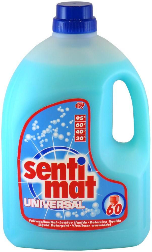 Sentimat Universal Liquid Laundry Detergent, 60 Loads, 3 L