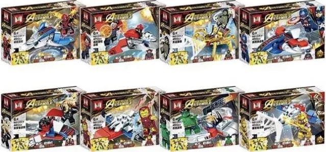 Aheroes Assemble MG 1236 8-in-1 Building Set, Assorted Designs