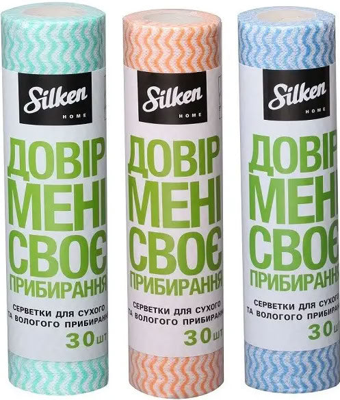 Silken Home Cleaning Cloth Roll, 30 pcs - Image 2