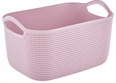 Aleana 127039 Rope Basket, Assorted Colors, 32 x 22.5 x 17.5 cm, 6.5 L