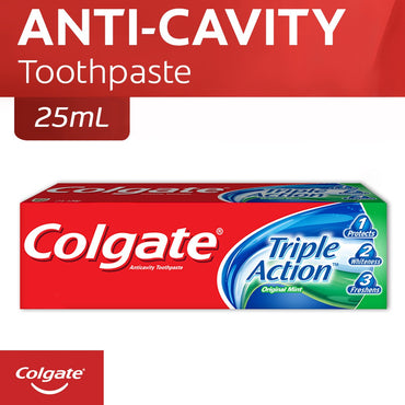 Colgate Triple Action Toothpaste, 25 mL - Image 2