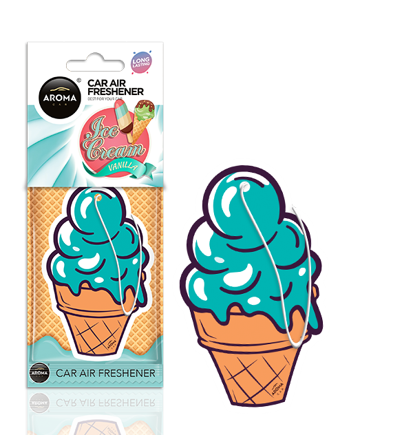 Aroma Car Ice Cream Vanilla Car Air Freshener