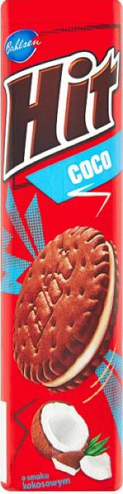 Bahlsen Hit Coconut Sandwich Cookies, 220 g