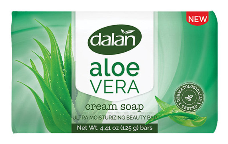 Dalan Cream Aloe Vera Bar Soap, 125 g