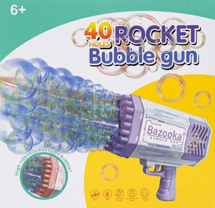 Big Kids Bubble Gun BIGBB062 Purple