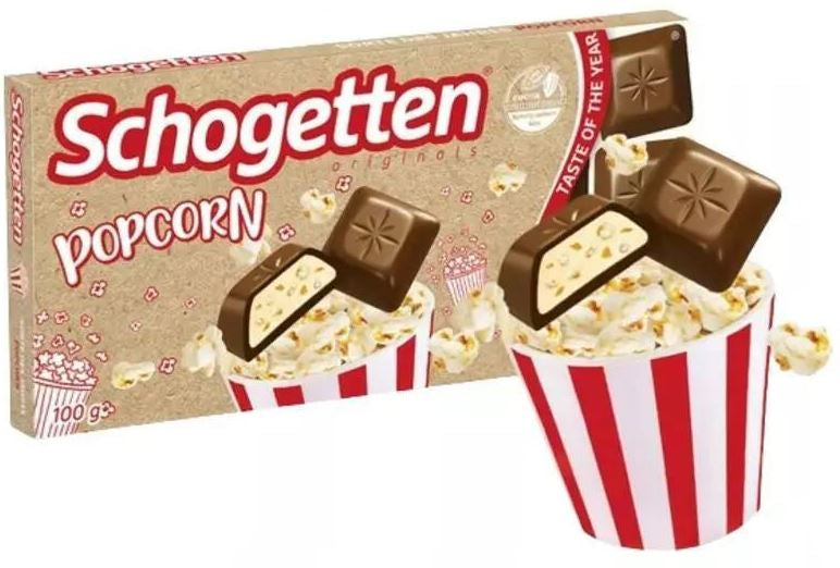 Schogetten Milk Chocolate Popcorn 100 g