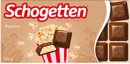 Schogetten Milk Chocolate Popcorn 100 g - Image 2