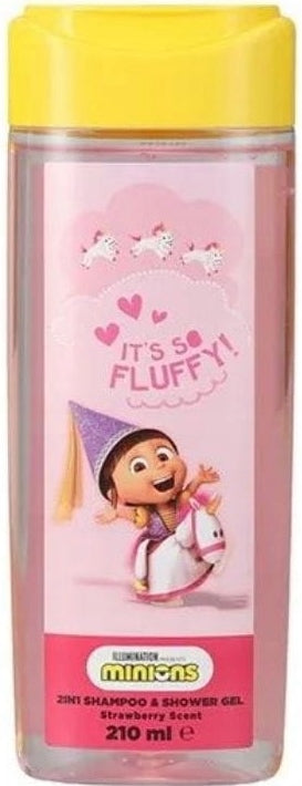 Kids' 2-in-1 Shampoo & Shower Gel 2-in-1 Minions Strawberry 210 mL