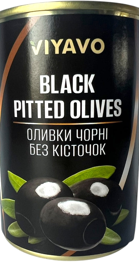 Viyavo Pitted Black Olives in Can, 280 g