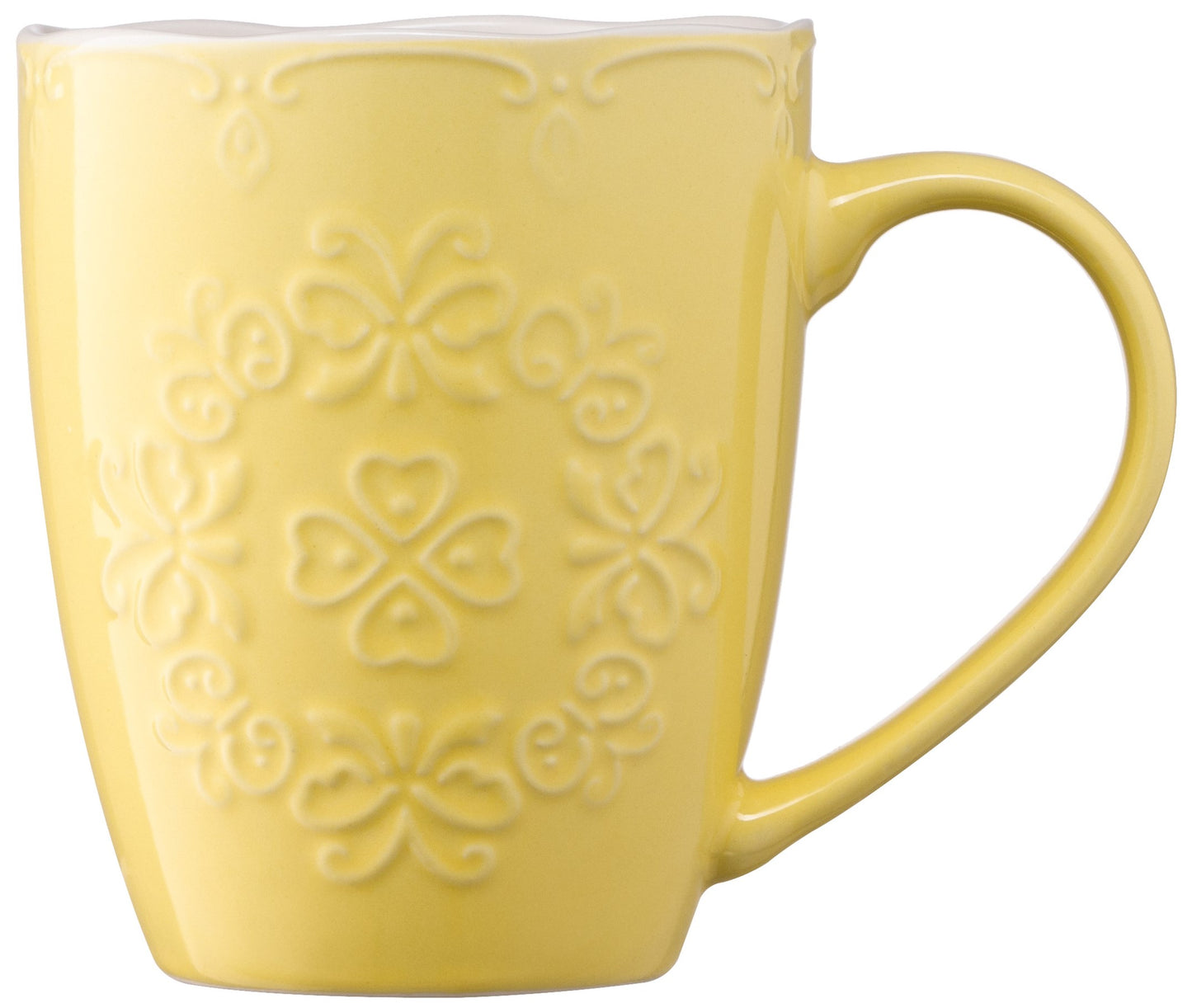 Ardesto Barocco AR3458 Ceramic Mug, Assorted Designs, 330 mL