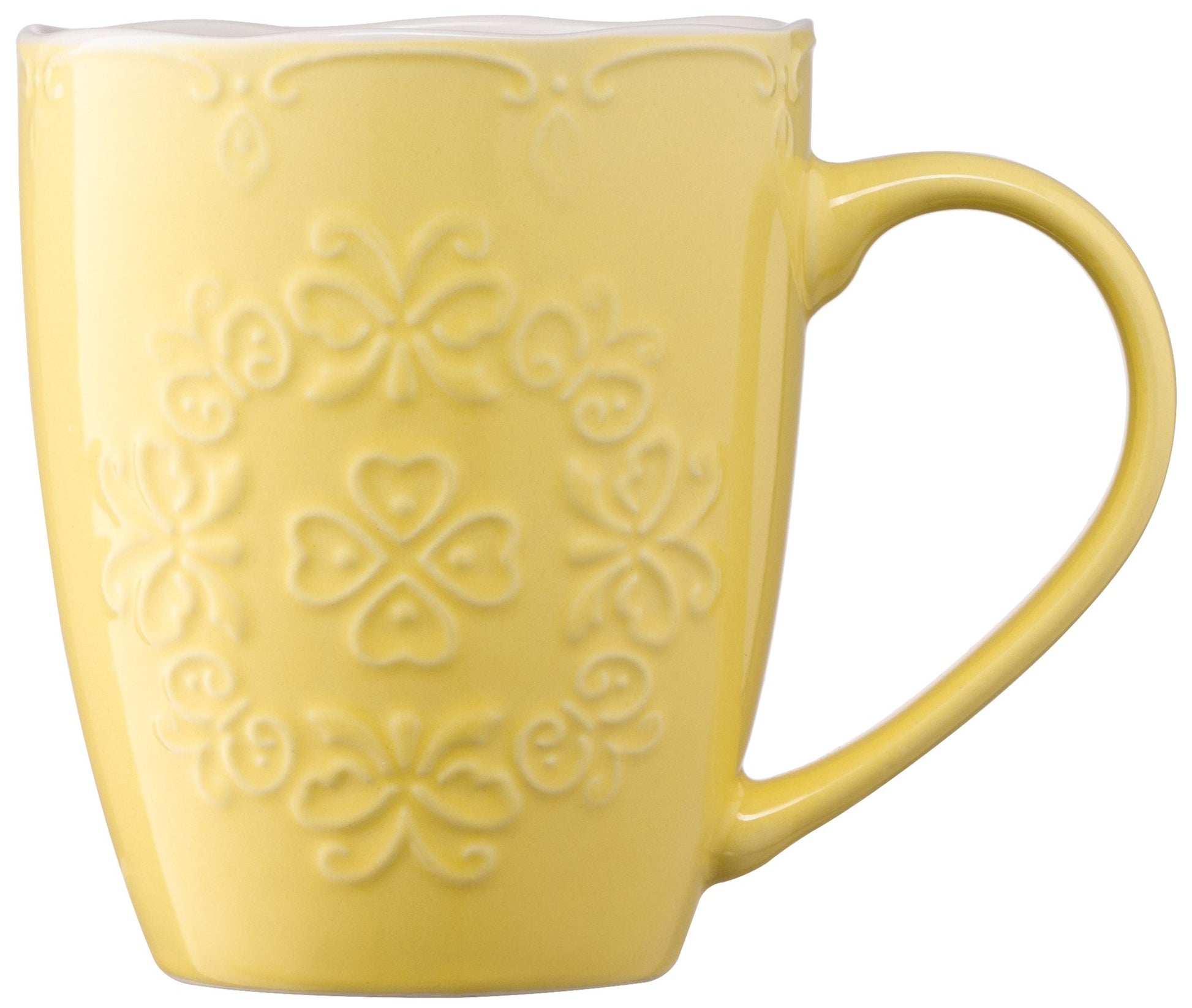 Ardesto Barocco AR3458 Ceramic Mug, Assorted Designs, 330 mL