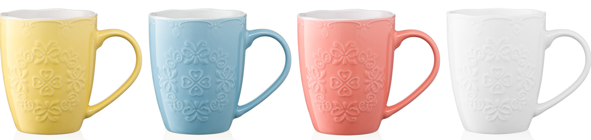 Ardesto Barocco AR3458 Ceramic Mug, Assorted Designs, 330 mL - Image 4