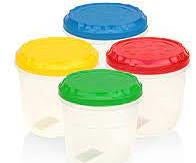 Premium Plastic Dry Food Storage Jar, 1 L - Image 2