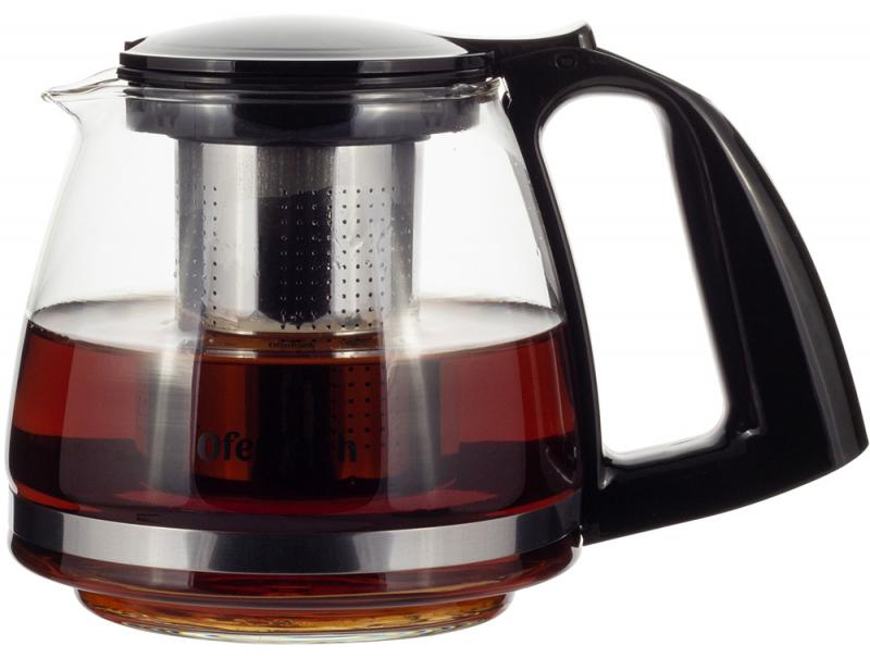 Ofenbach NB100614S Glass Teapot with Removable Infuser, 750 mL