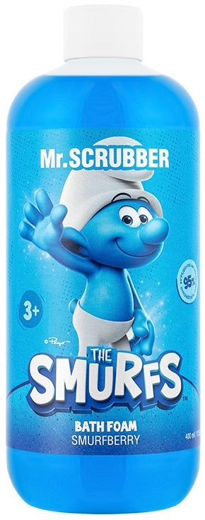 Mr. Scrubber The Smurfs Smurfberry Kids' Bath Foam, 400 mL