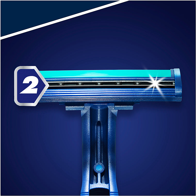Gillette Blue II Plus Disposable Razors - Image 2